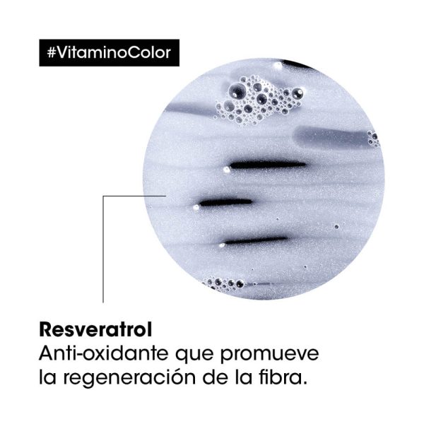 Shampoo Vitamino Color Protección Cabello Con Color - L'Oréal Professionel 500 ml - Imagen 3