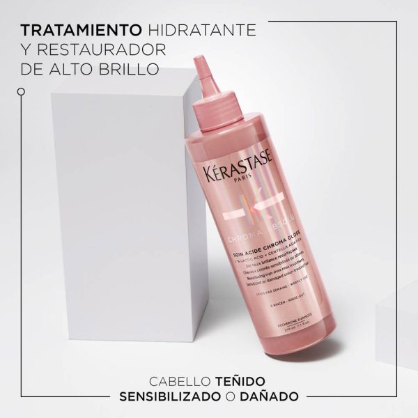 Tratamiento Kérastase Chroma Absolu Soin Acide Brillo cabello con color 210ml - Imagen 2